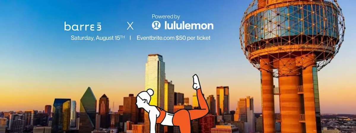 barre3 Signature Class & lululemon Swag Bag