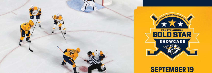 Nashville Predators Fourth Annual Gold Star Showcase, benefiting the Special Operations Warrior Foundation