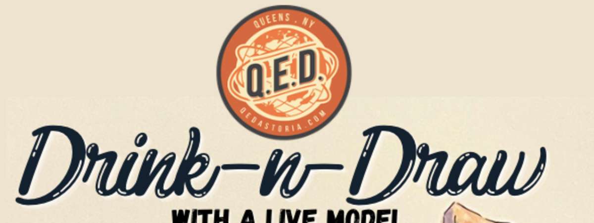 Drink + Draw with a Live Model