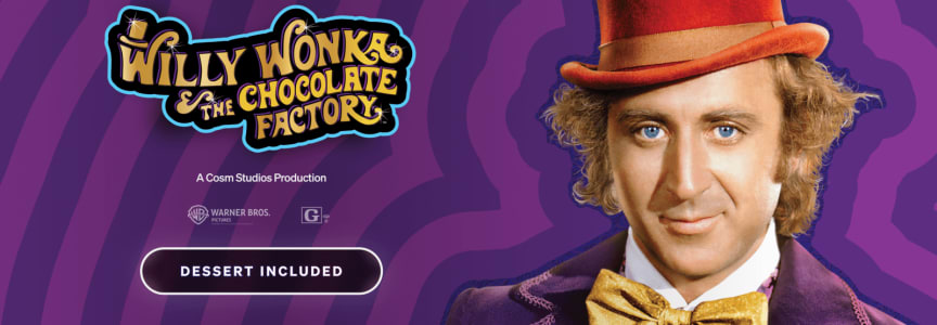 Matinee: Willy Wonka & the Chocolate Factory – Dessert Included