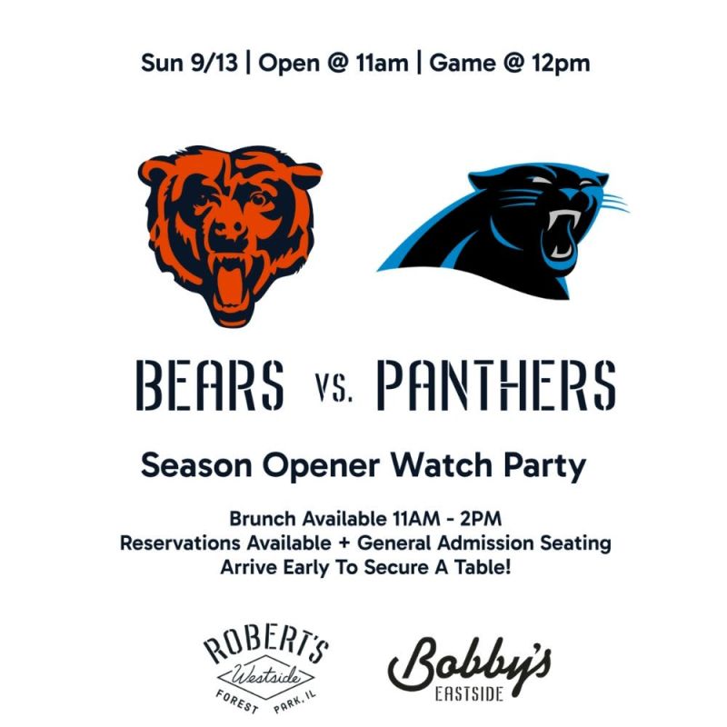 Chicago Bears vs. Panthers | Season Opener Watch Party