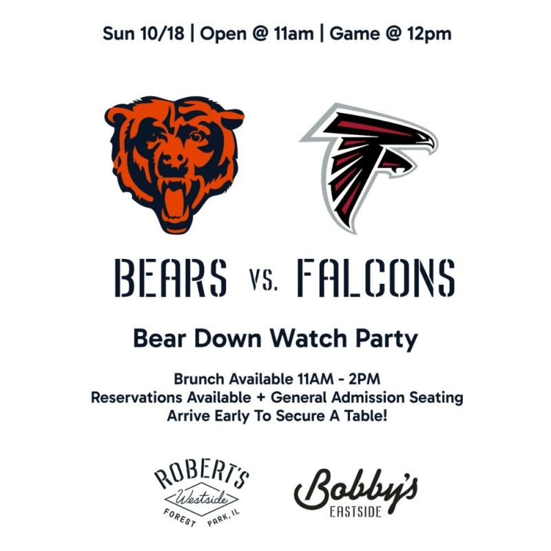 Chicago Bears vs. Falcons | Bear Down Watch Party