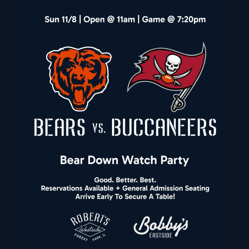 Chicago Bears vs. Buccaneers | Bear Down Watch Party