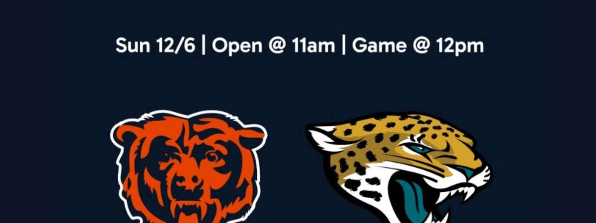 Chicago Bears vs. Jaguars | Bear Down Watch Party