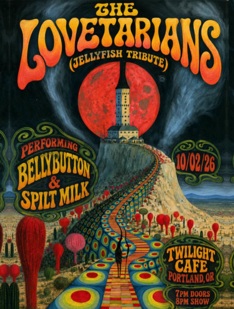 The Lovetarians (Jellyfish Tribute)-Performing "Bellybutton" & "Spilt Milk"