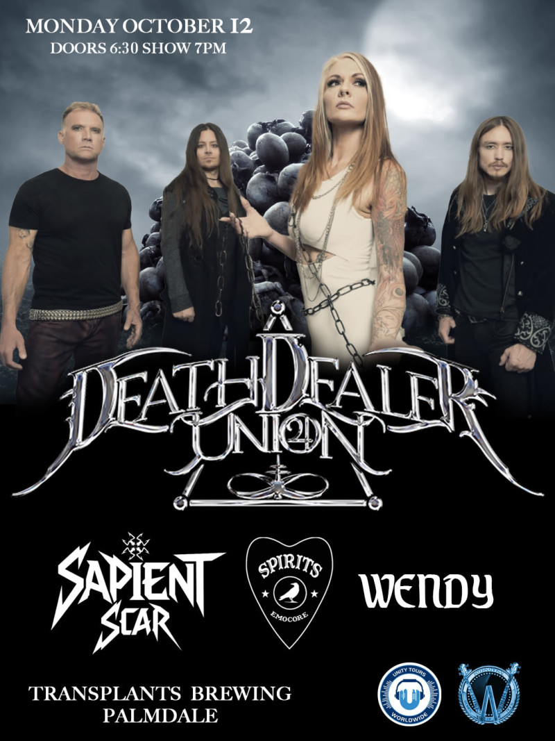 FREE SHOW: DEATH DEALER UNION / SAPIENT SCAR / SPIRITS / WENDY