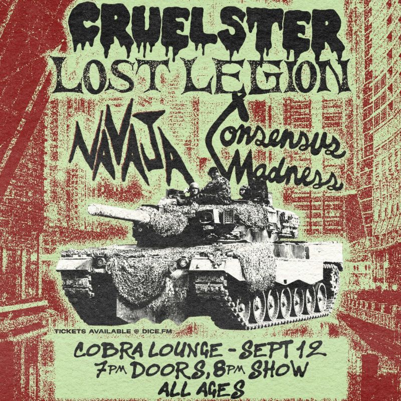 Cruelster / Lost Legion / Navaja / Consensus Madness