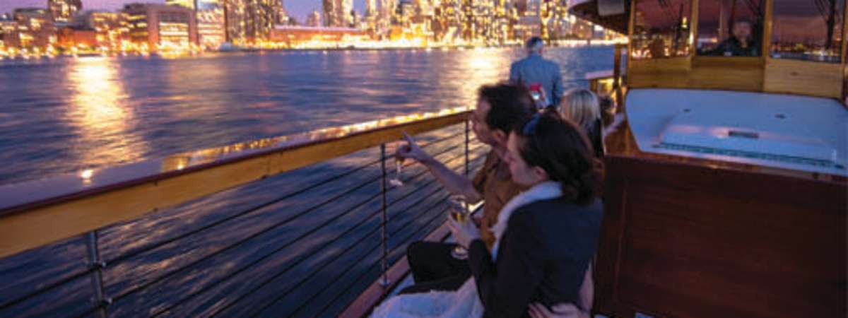 Statue and City Lights Cruise on Yacht Manhattan