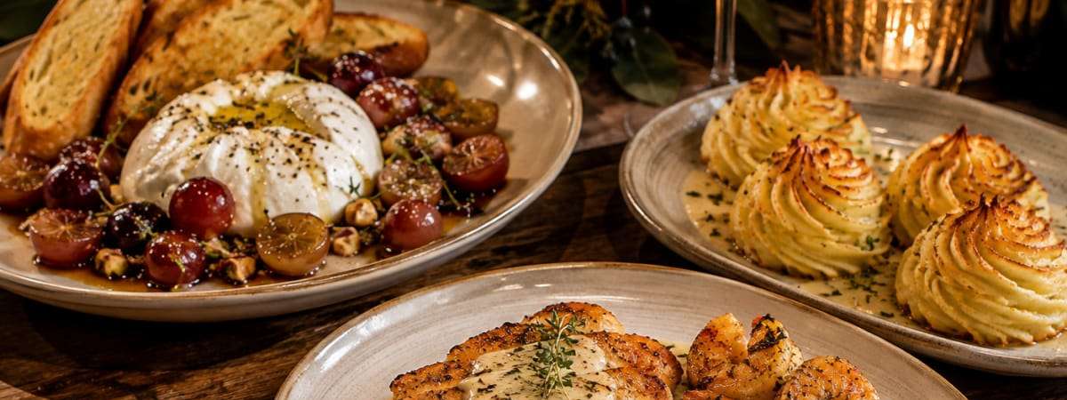 Harvest & Coast - Champagne Chicken & Shrimp (BYO Beer and Wine) $89.99 per person