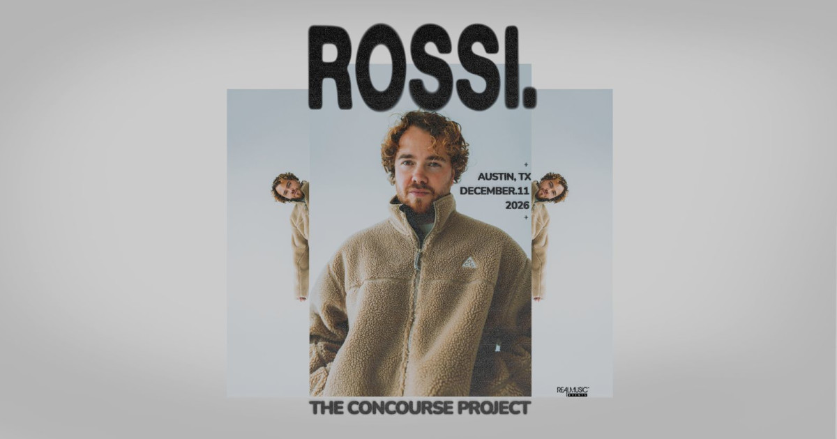 Rossi. at The Concourse Project Austin concert poster
