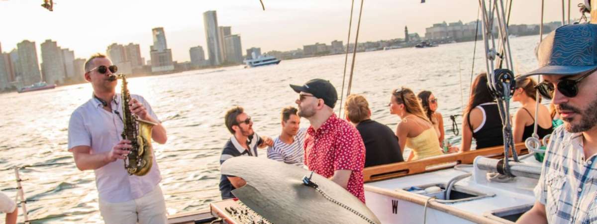 Sunset Sail on America 2
