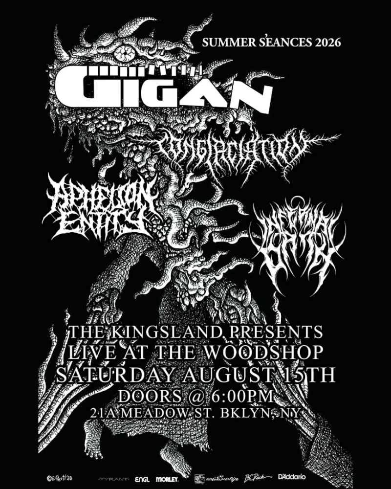 GIGAN W/ Conglaciation, Aphelion Entity, Infernal Oath