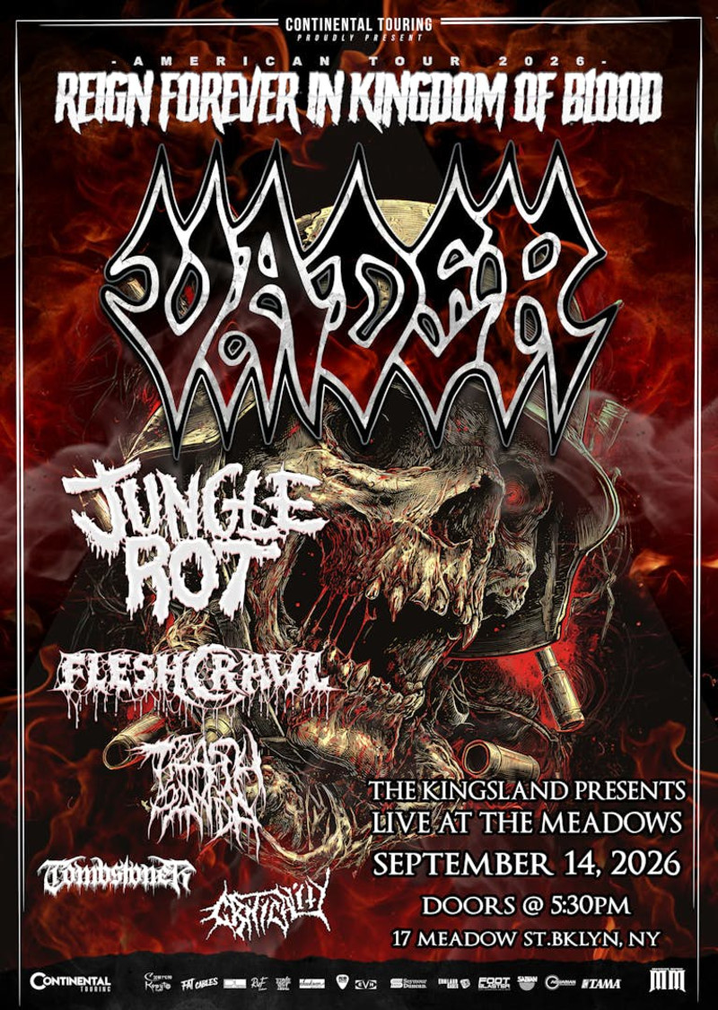 Vader with Jungle Rot, Fleshcrawl, Trash Panda, Tombstoner, Criticality
