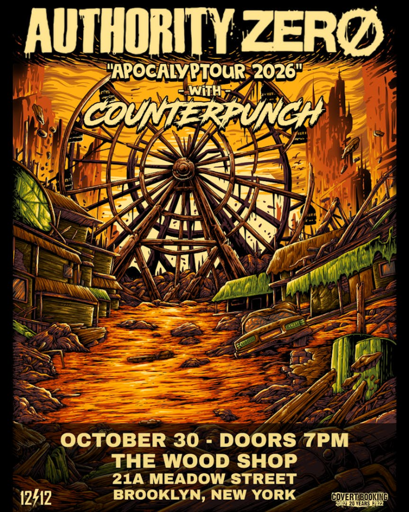 Authority Zero - Apocalyptour 2026  with Special Guests Counterpunch