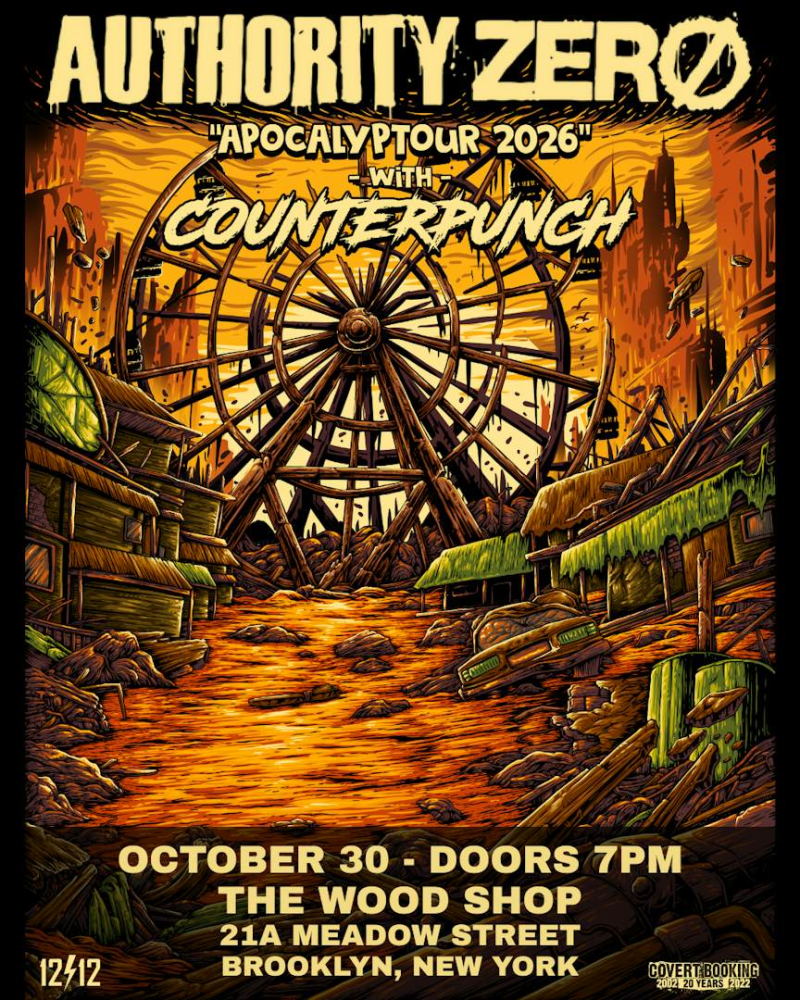 Authority Zero - Apocalyptour 2026  with Special Guests Counterpunch