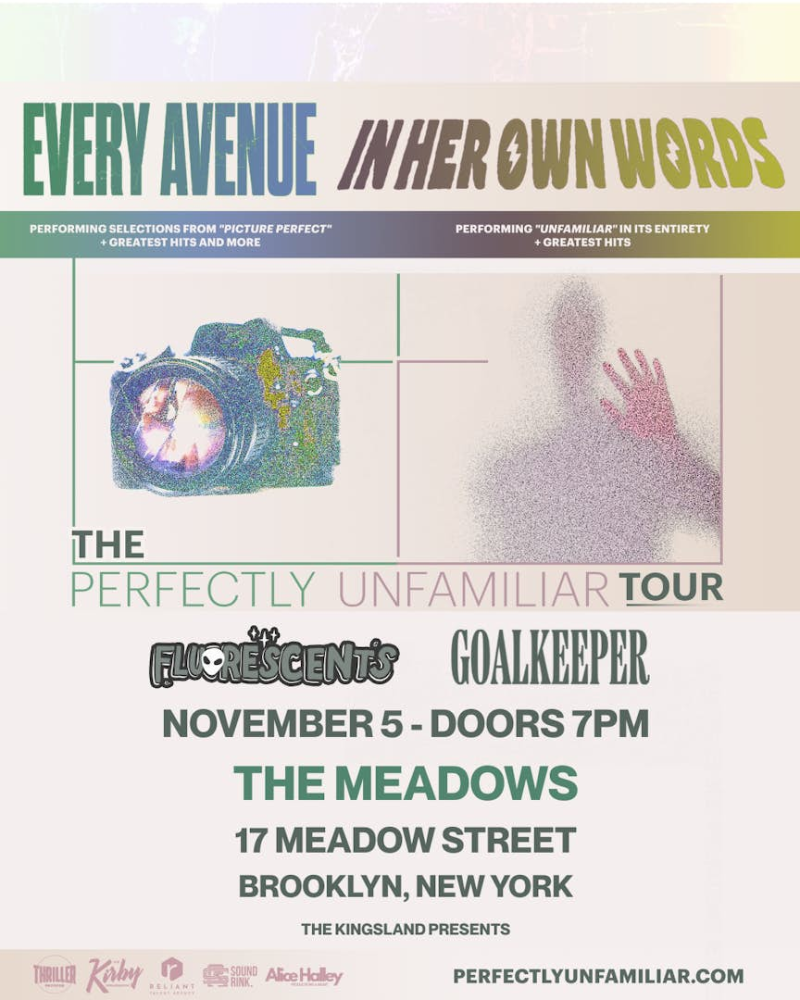 Every Avenue x In Her Own Words  The Perfectly Unfamiliar Tour 