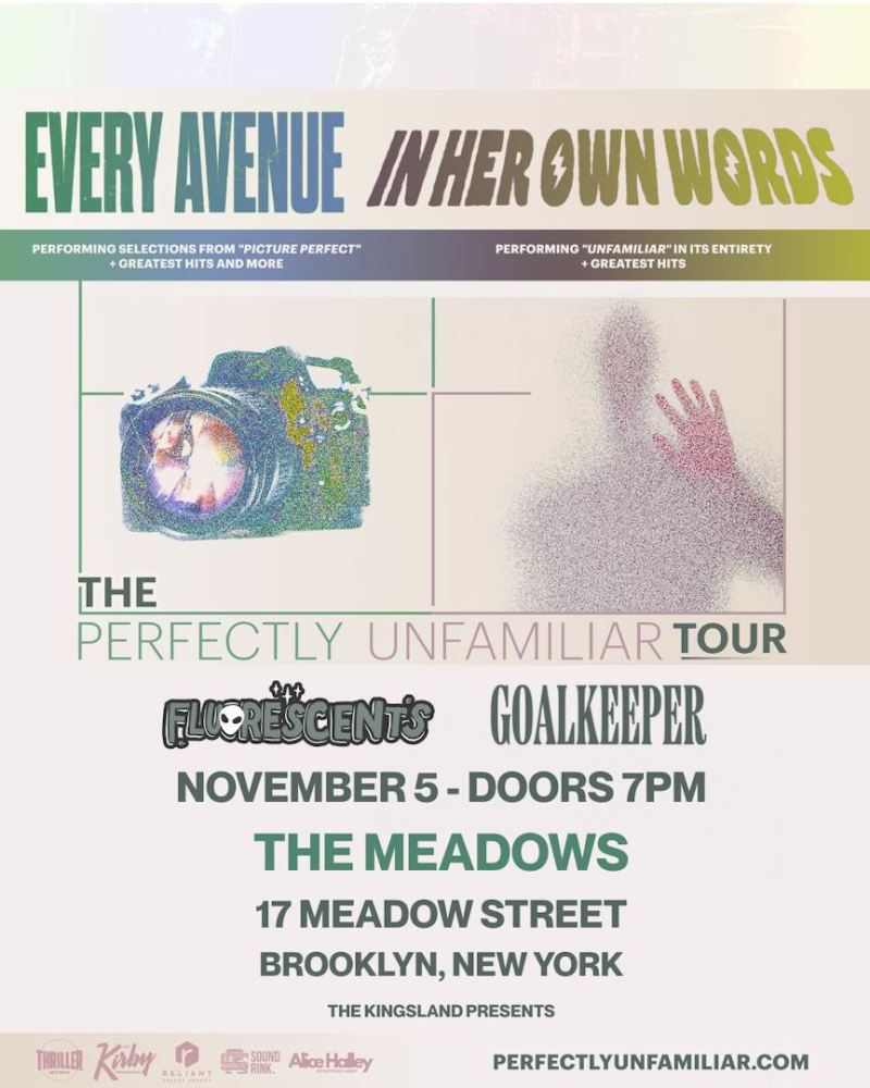 Every Avenue x In Her Own Words  The Perfectly Unfamiliar Tour 
