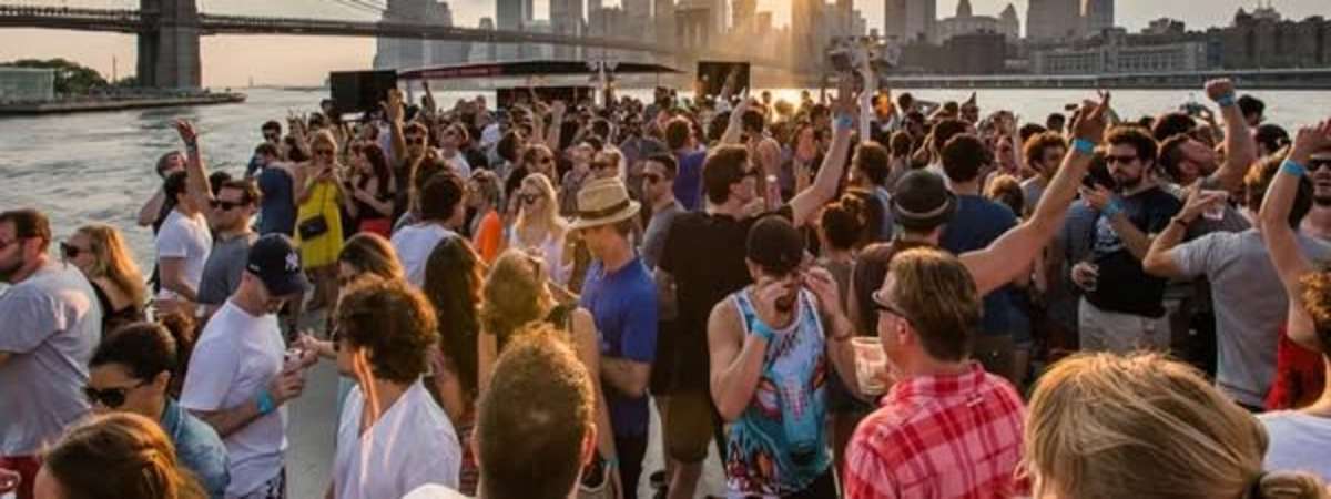 NYC DANCE THE WAVE BOOZE CRUISE SATURDAY SUNSET YACHT PARTY 2026