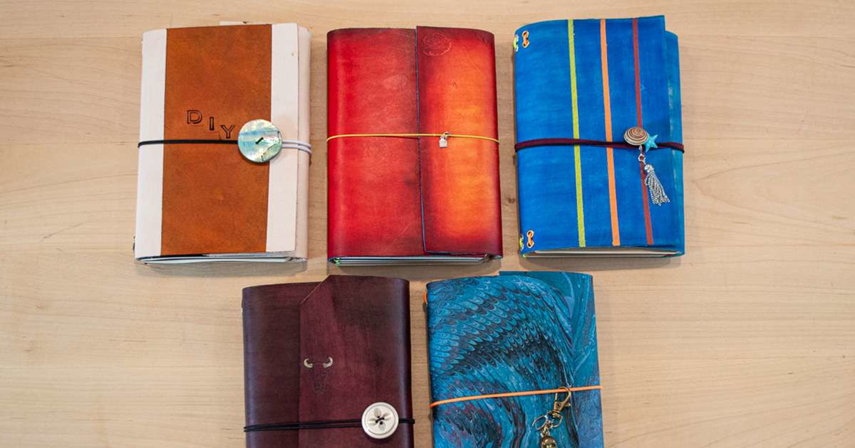 Beginner's Leatherworking: Tri-Fold Leather Journal at Workshop SF