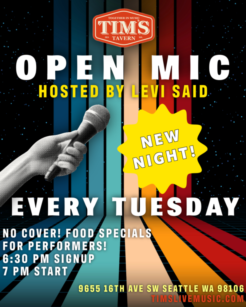 Open Mic w/Levi said - Every Tuesday!