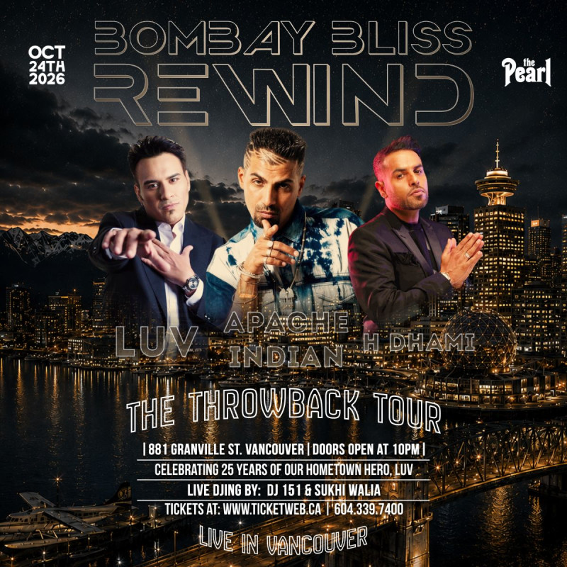 Bombay Bliss Rewind - The Throwback Tour