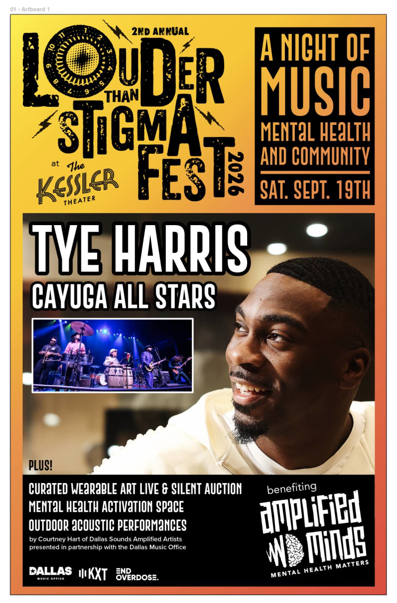 Louder Than Stigma Fest benefitting Amplified Minds featuring Tye Harris