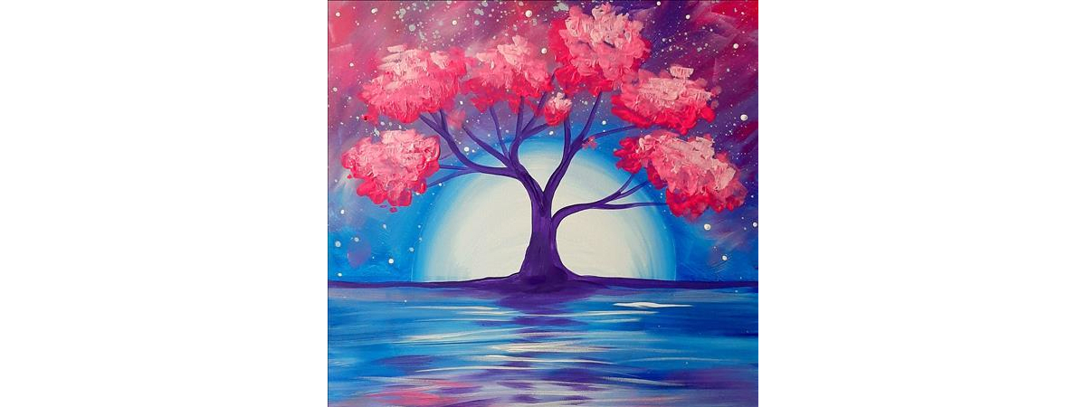 Colors of the Night - Paint and Sip in Houston | Classpop!™