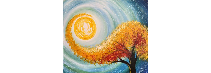 An Autumn Night - Paint and Sip in Houston | Classpop!™