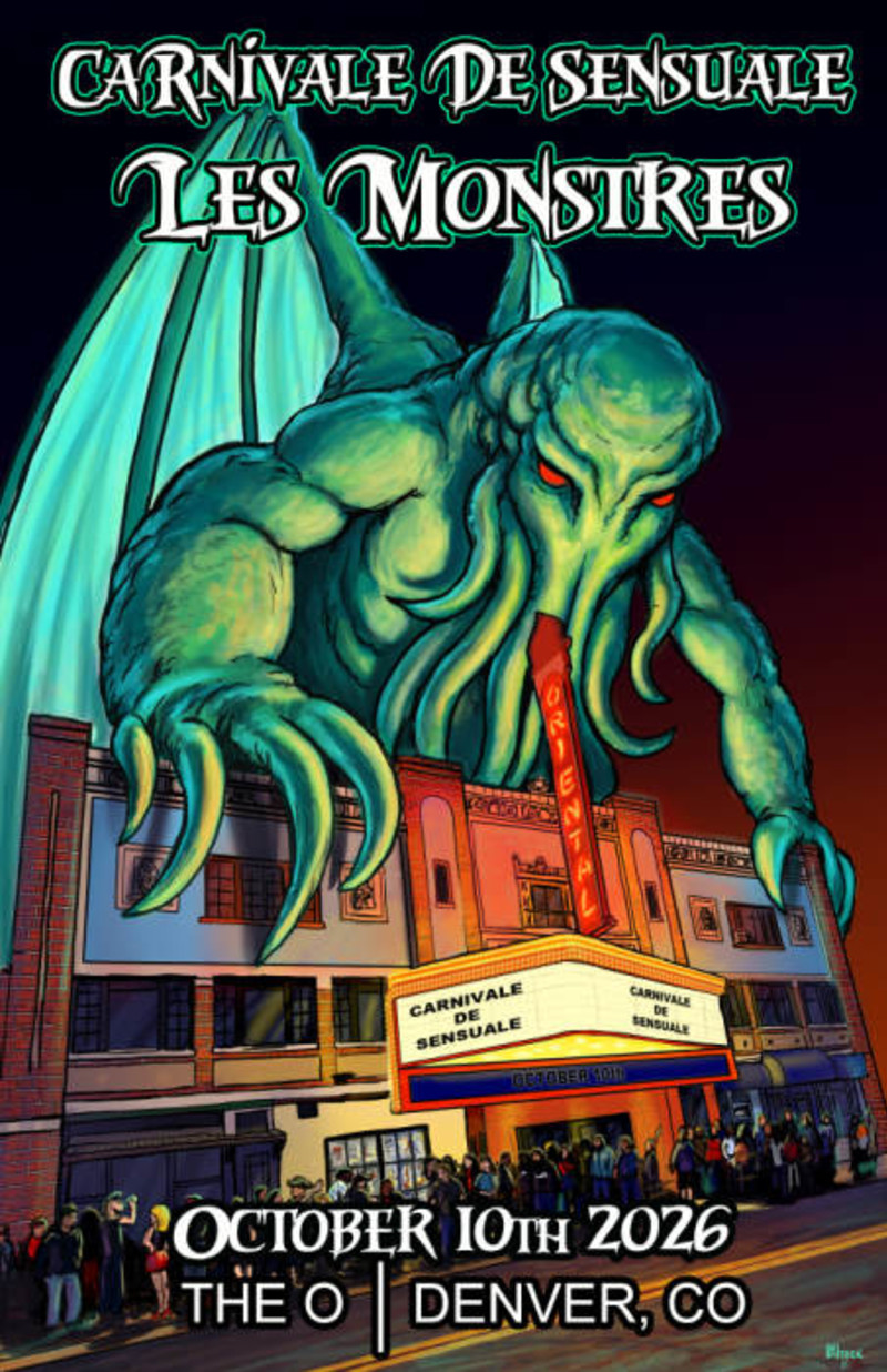 Carnivale De Sensuale: Les Monstres - Night 2 Our Halloween Spectacular Staring: The Flying Brain, Eros Sea, and Poseidon