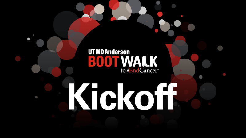 UT MD Anderson Cancer Center’s Boot Walk Kickoff