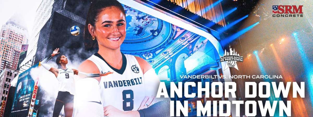 Vanderbilt vs. UNC Womens Volleyball: Anchor Down in Midtown