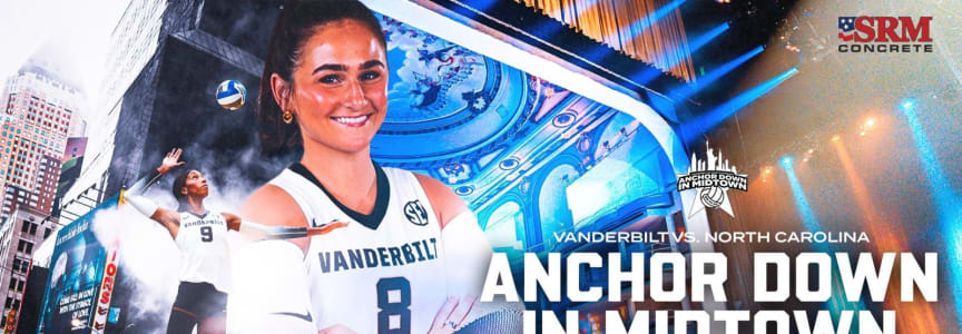 Vanderbilt vs. UNC Womens Volleyball: Anchor Down in Midtown