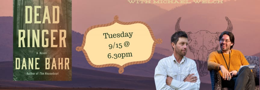 Dane Bahr, "The Dead Ringer" with conversation partner Michael Welch