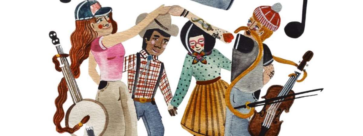 Tractor Square Dance! Mississippi Hotdogs w/ David Thielk Calling