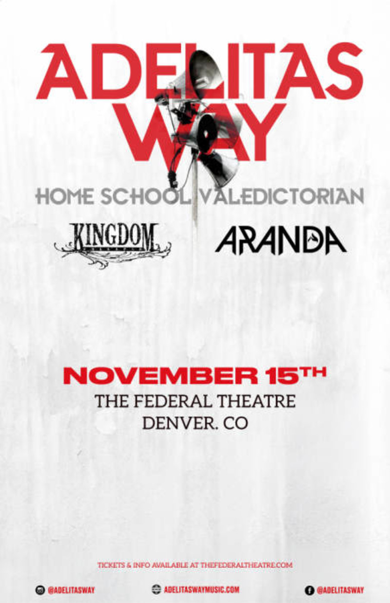 Adelitas Way 15th Anniversary of Home School Valedictorian Tour