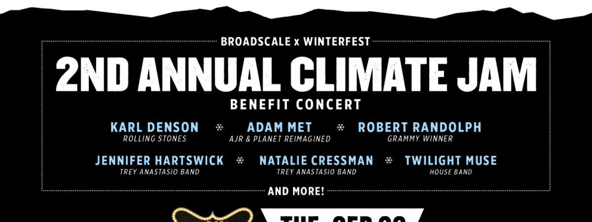 Climate Jam, Special Guests Karl Denson of The Rolling Stones, Adam Met of AJR & Planet Reimagined, Jen Hartswick and Natalie Cr