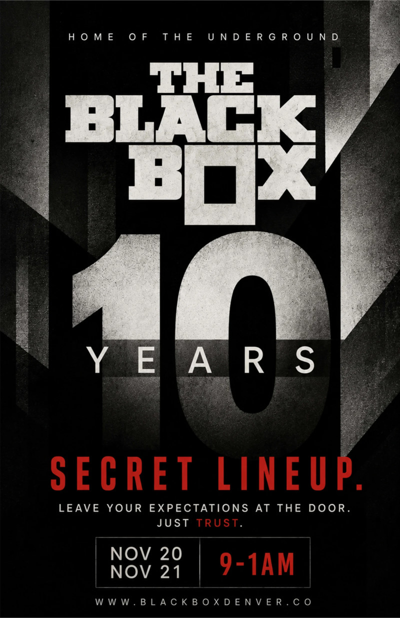 The Black Box 10 Year Anniversary (Night Two)