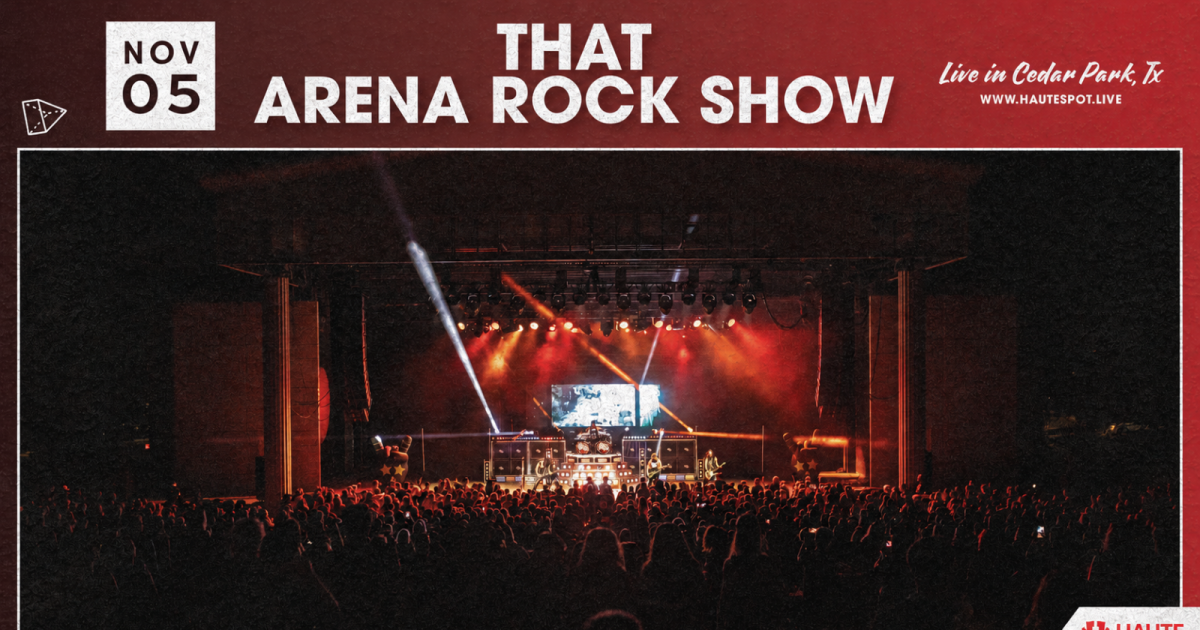 That Arena Rock Show Austin concert poster