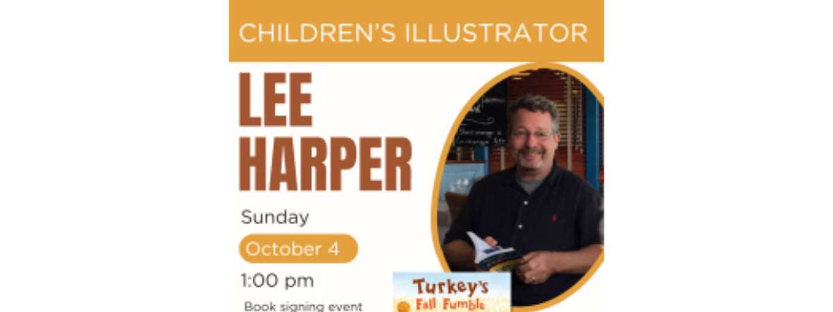 Author Lee Harper at Lahaska Bookshop