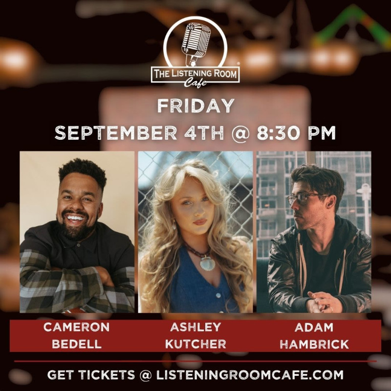 Cameron Bedell, Ashley Kutcher, & Adam Hambrick