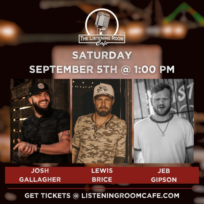 Josh Gallagher, Lewis Brice, & Jeb Gipson