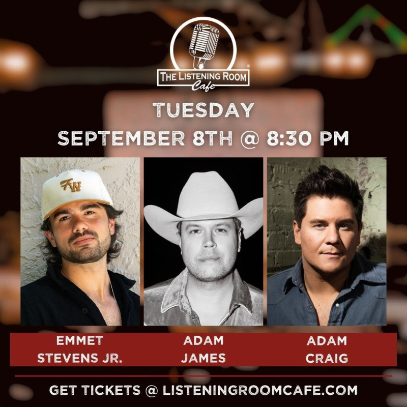 Emmet Stevens Jr, Adam James, & Adam Craig