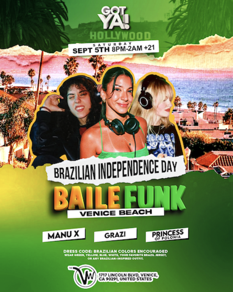Brazilian Independence Day - Baile Funk Venice Beach