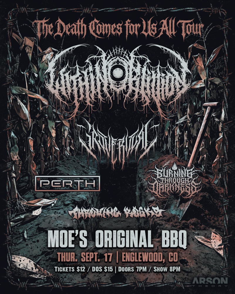 Within Oblivion +Grove Ritual+Burning Through Darkness+Perth+Throwing Rocks