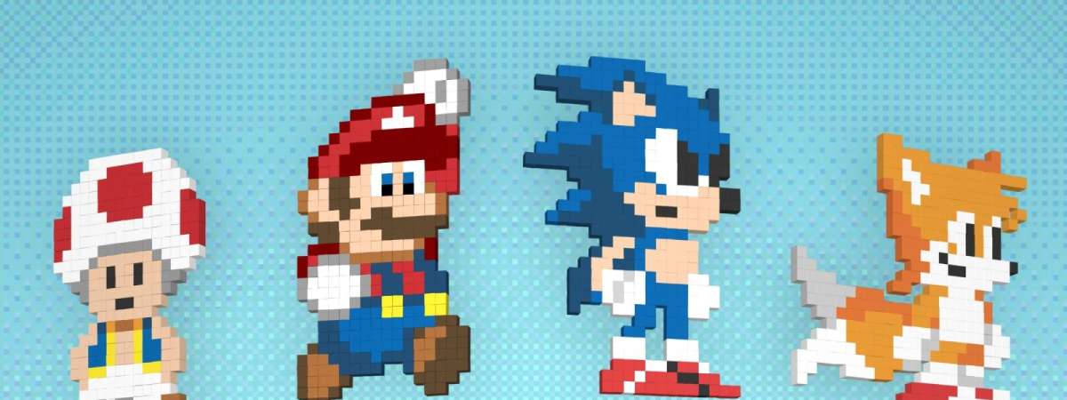 Pixel Party - Build a Wooden Model of your Favorite Video Game Character.