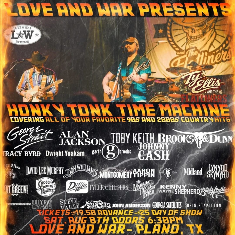 HONKY TONK TIME MACHINE | TY ELLIS & THE FLATLINERS w/ Kyler Smith & The Sunday Sinners