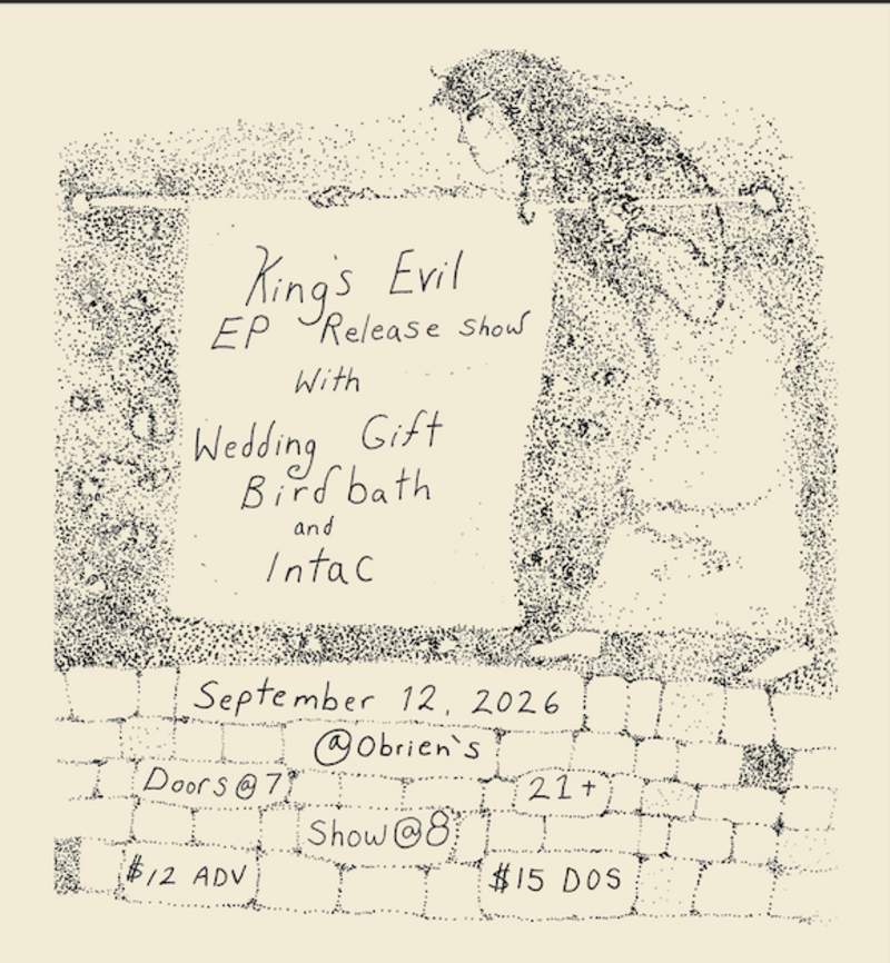 King’s Evil / Wedding Gift / Bird Bath / Intac