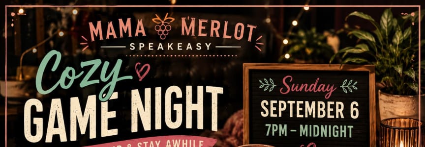Cozy Game Night at the Speakeasy