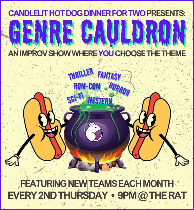 Candlelit Hot Dog Dinner for Two Presents: Genre Cauldron