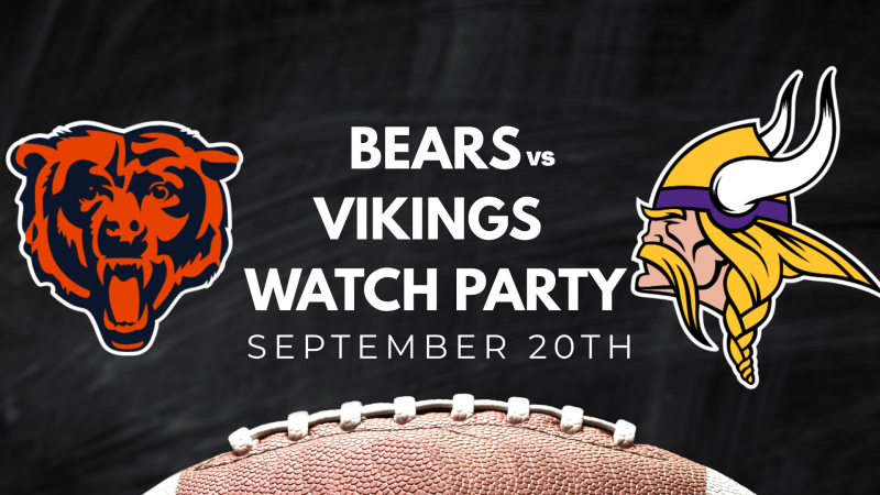 Vikings vs Bears Watch Party